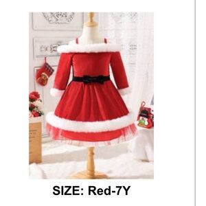 Shein Santa dress, 7Y